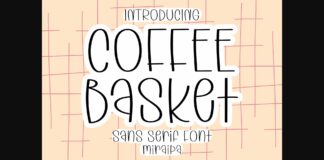 Coffee Basket Font Poster 1
