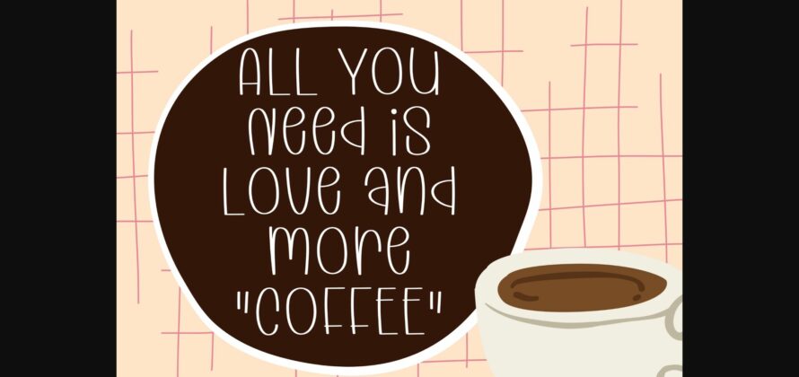 Coffee Basket Font Poster 4