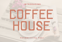 Coffee House Font Poster 1