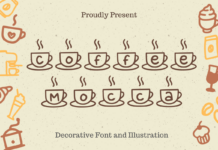 Coffee Mocca Font Poster 1