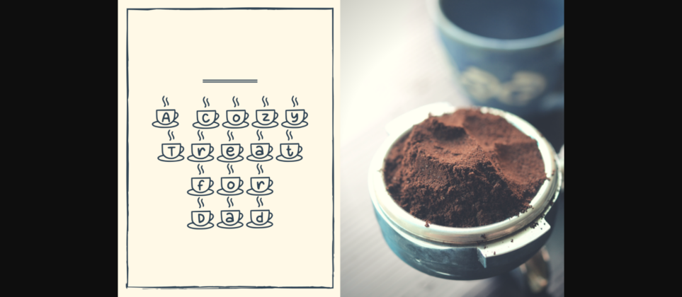 Coffee Mocca Font Poster 8