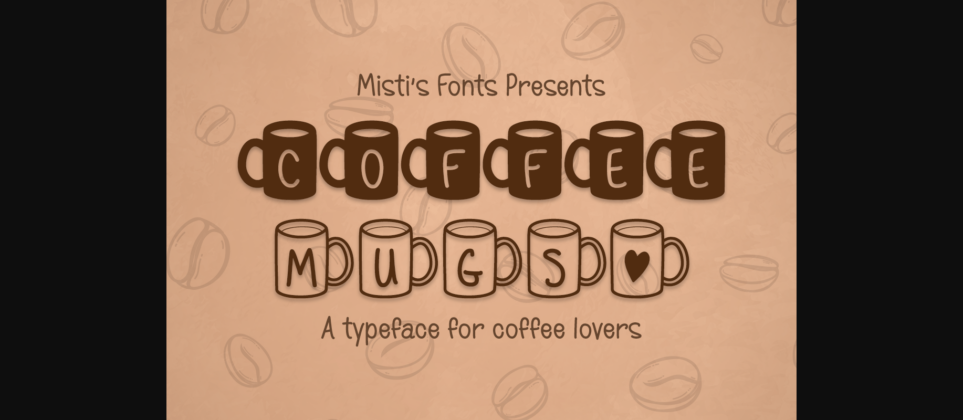 Coffee Mugs Font Poster 3