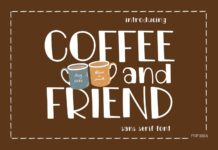 Coffee and Friend Font Poster 1