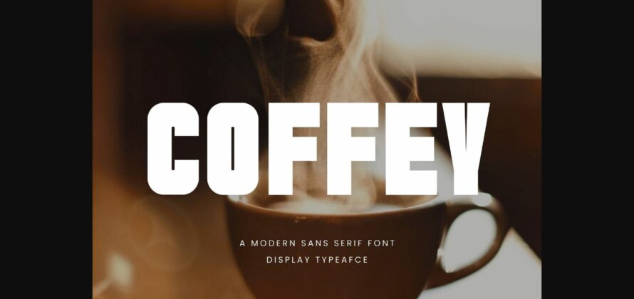 Coffey Font Poster 3