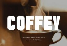 Coffey Font Poster 1