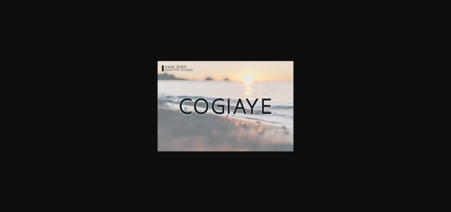 Cogiaye Font Poster 3