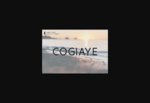 Cogiaye Font Cogiaye Font Poster 1