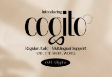 Cogito Font Poster 1