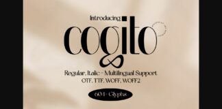 Cogito Font Poster 1