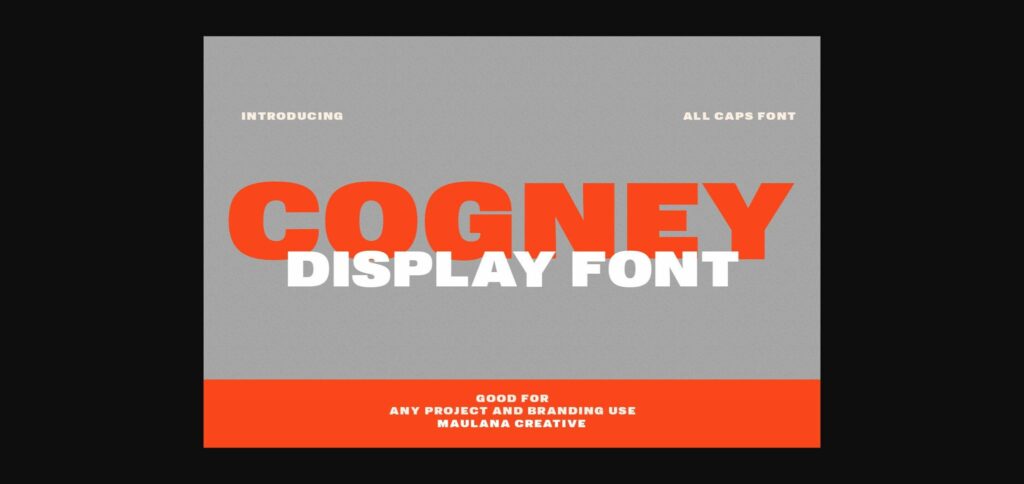 Cogney Font Poster 3