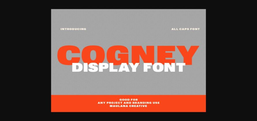 Cogney Font Poster 3