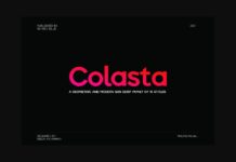 Colasta Font Poster 1