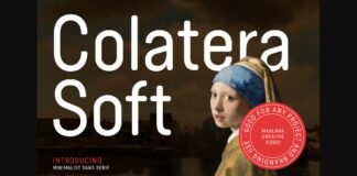 Colatera Font Poster 1