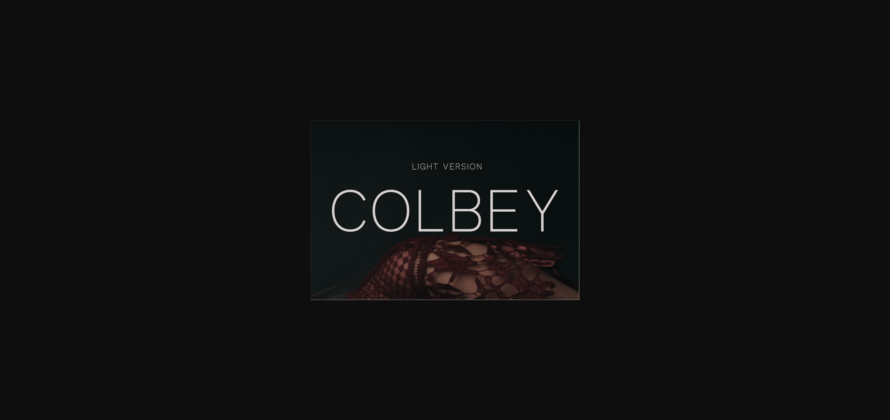 Colbey Light Font Poster 3