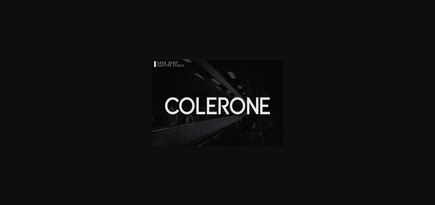 Colerone Font Poster 3