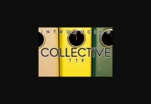 Collective Font Collective Font Poster 1