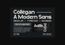 Collegan Font Poster 1