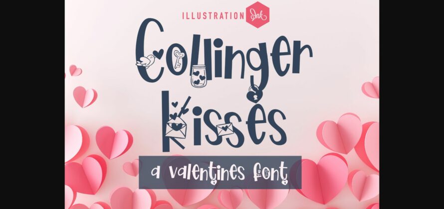 Collinger Kisses Font Poster 3