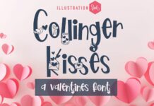 Collinger Kisses Font Poster 1