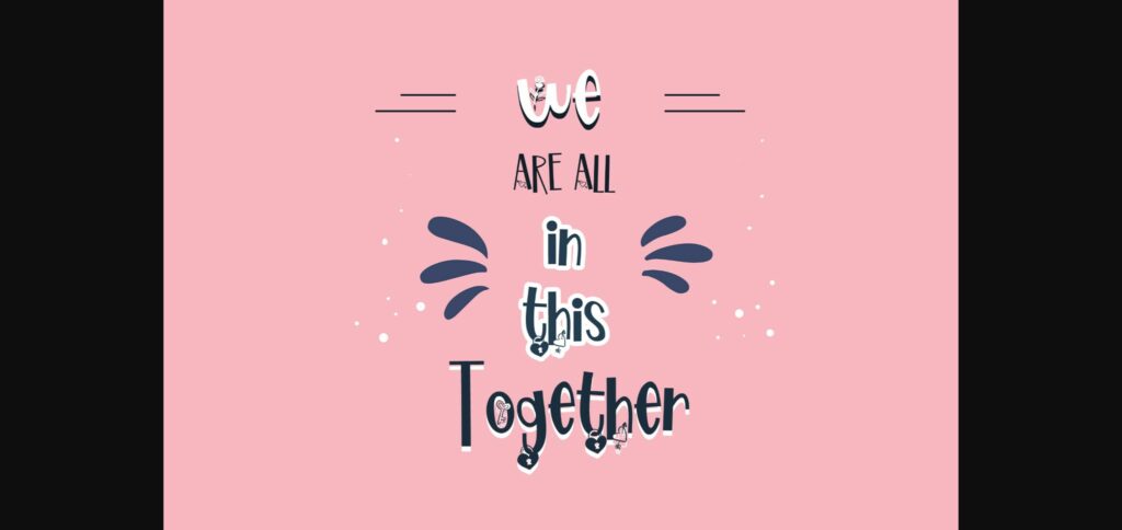Collinger Kisses Font Poster 9