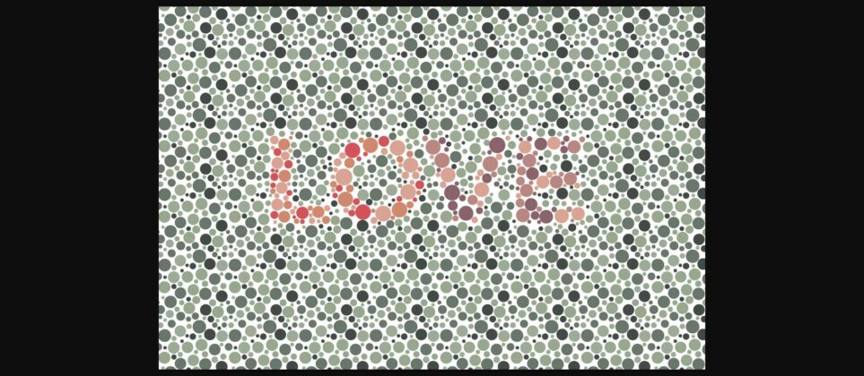 Color Blindness Font Poster 9