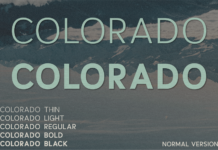 Colorado Font Poster 1