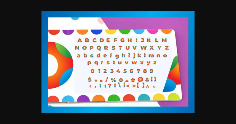 Colorful Font Poster 7