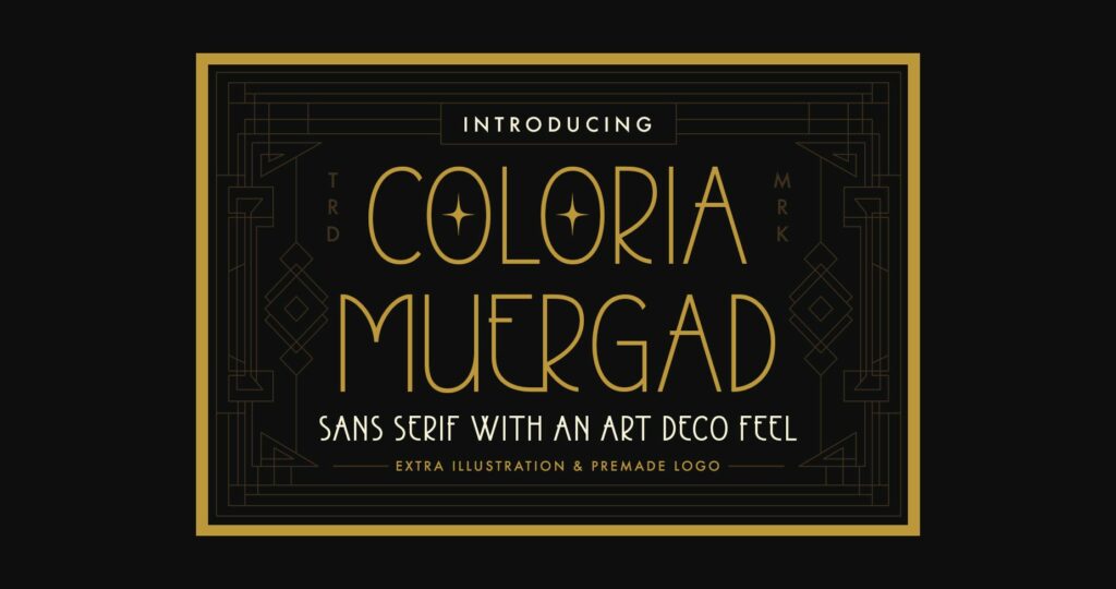 Coloria Muergad Font Poster 3