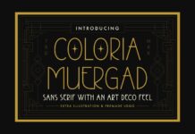 Coloria Muergad Font Poster 1
