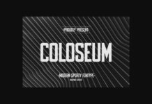 Coloseum Font Poster 1
