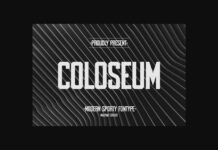 Coloseum Font Poster 1