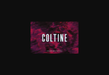Coltine Font Poster 1