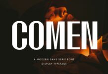 Comen Font Poster 1