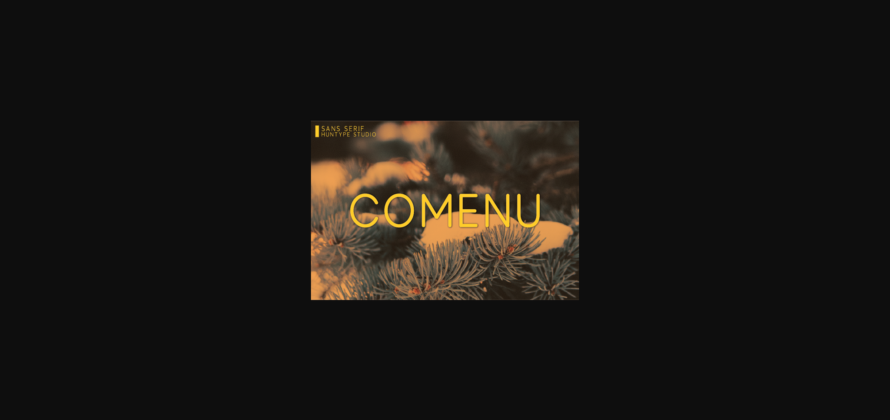 Comenu Font Poster 1