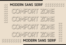 Comfort Zone Font Poster 1