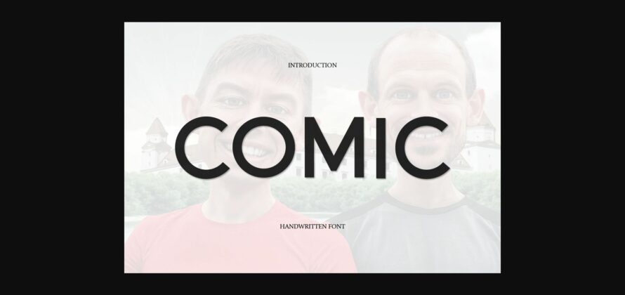 Comic Font Poster 3