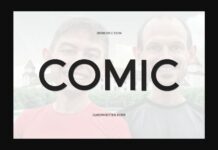 Comic Font Poster 1