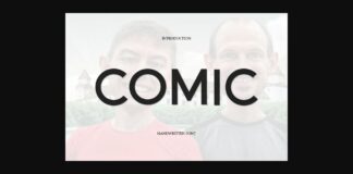 Comic Font Poster 1