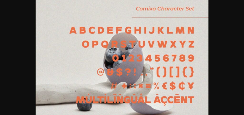 Comixo Font Poster 8