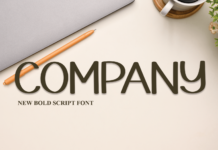 Company Font Poster 1