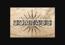 Compass Font Poster 1