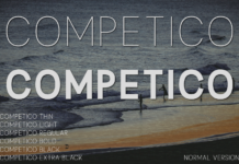 Competico Font Poster 1