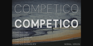 Competico Font Poster 1