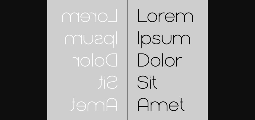 Concentric Font Poster 5