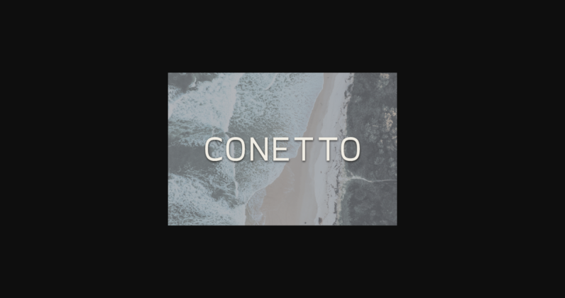 Conetto Font Poster 3