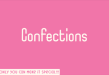 Confections Font Poster 1