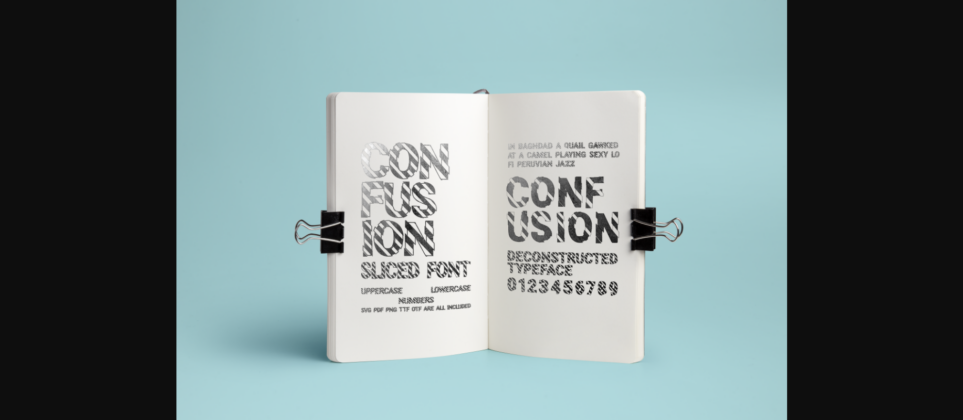 Confusion Font Poster 5