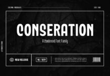 Conseration Font Poster 1