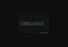 Constancil Font Constancil Font Poster 1