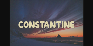 Constantine Font Poster 1